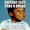 Sausage-Egg-Pablo-n-Bread